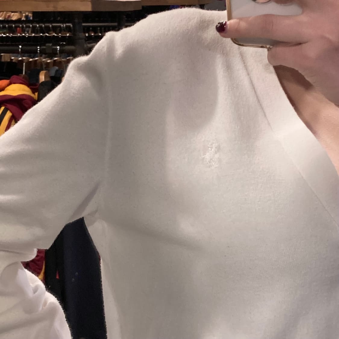 [IM] 폴로 랄프로렌 니트 가디건 화이트 상품이미지5