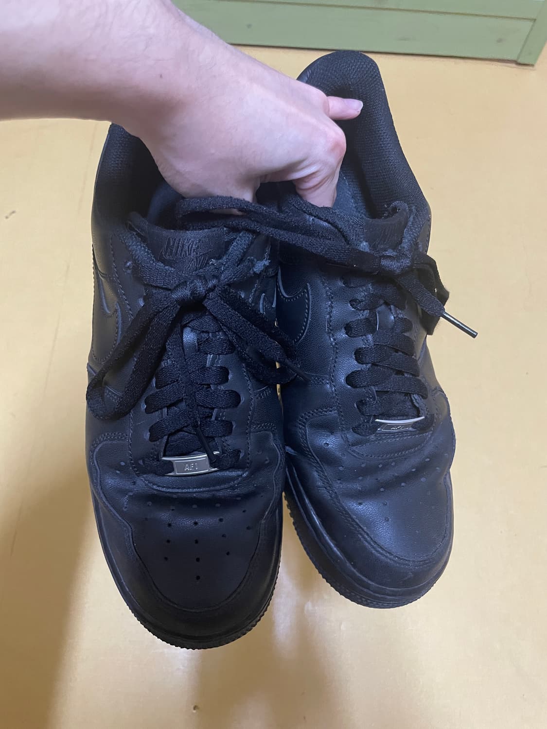 나이키 에어포스1 트리플 블랙 올검포스 280 상품이미지2