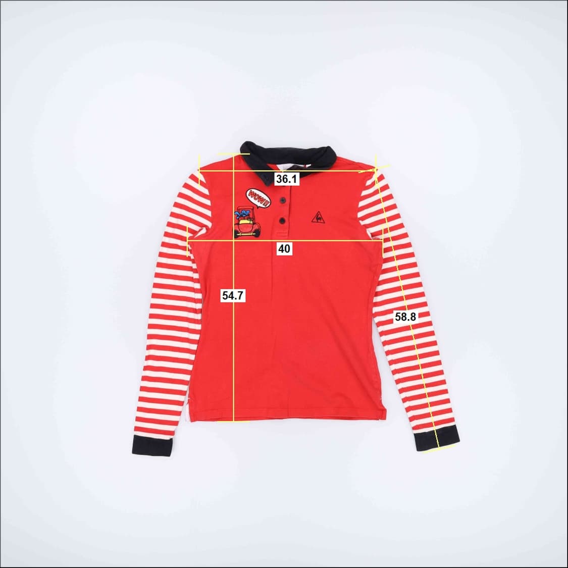 [S] 르꼬끄 골프 여성 긴팔 카라티셔츠 1103HR2 상품이미지7