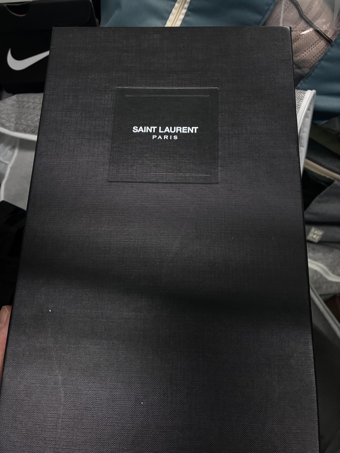 생로랑 클리퍼 레더 더비 슈즈 블랙 43 상품이미지1