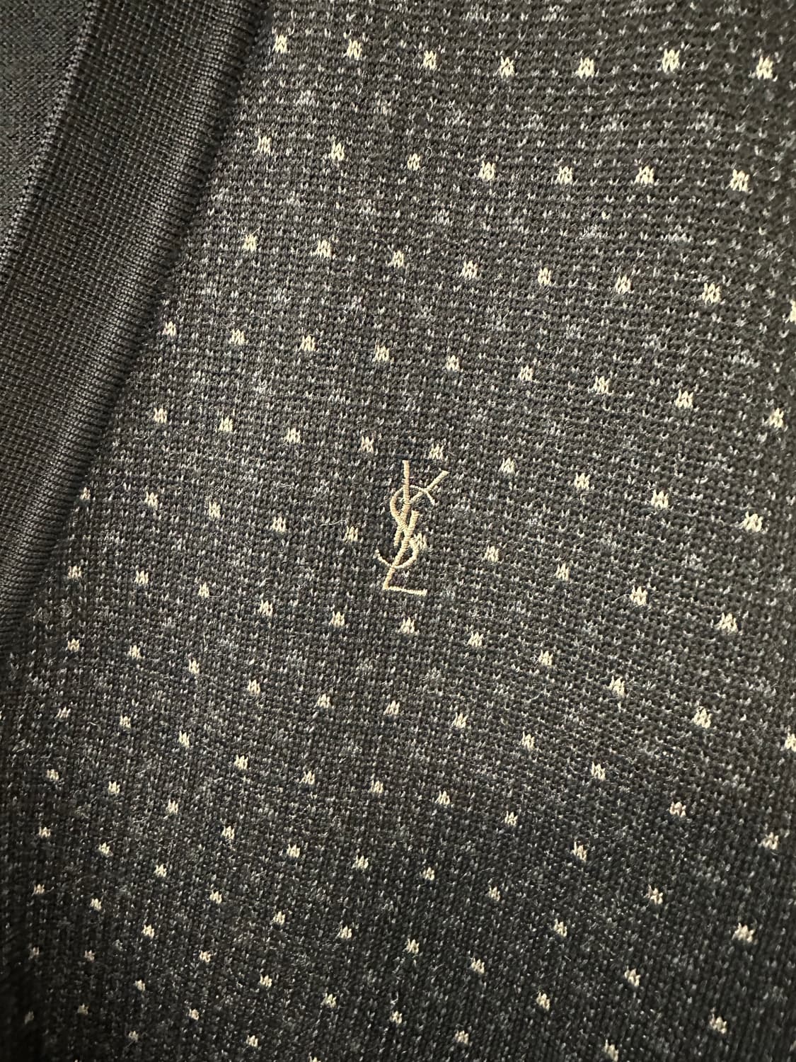 입세로랑 Yves Saint Laurent YSL 도트 니트 가디건 상품이미지3