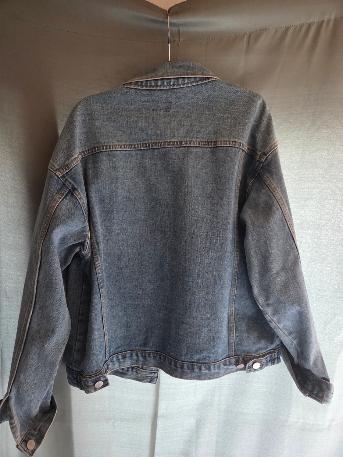 만원 급처! 블루 워싱 데님 자켓  상품이미지2