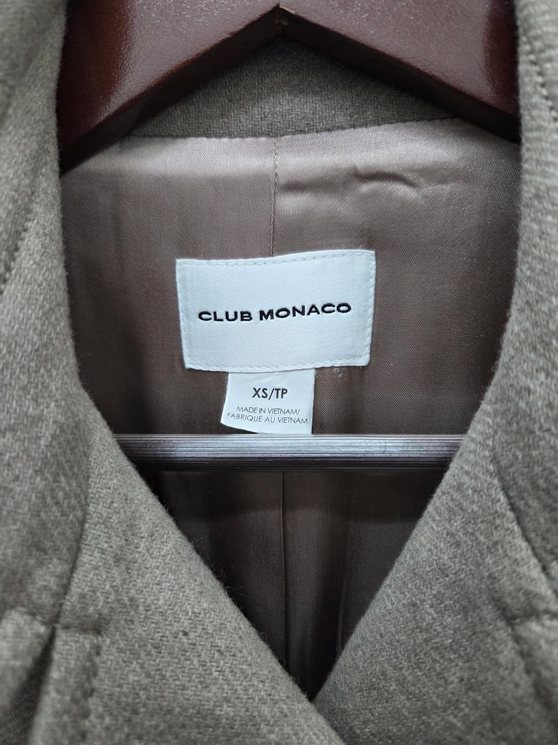 클럽모나코 울캐시미어 더블 코트 상품이미지3