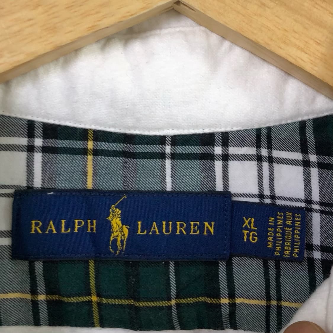 XL 폴로 옥스포드 화이트 셔츠 상품이미지3