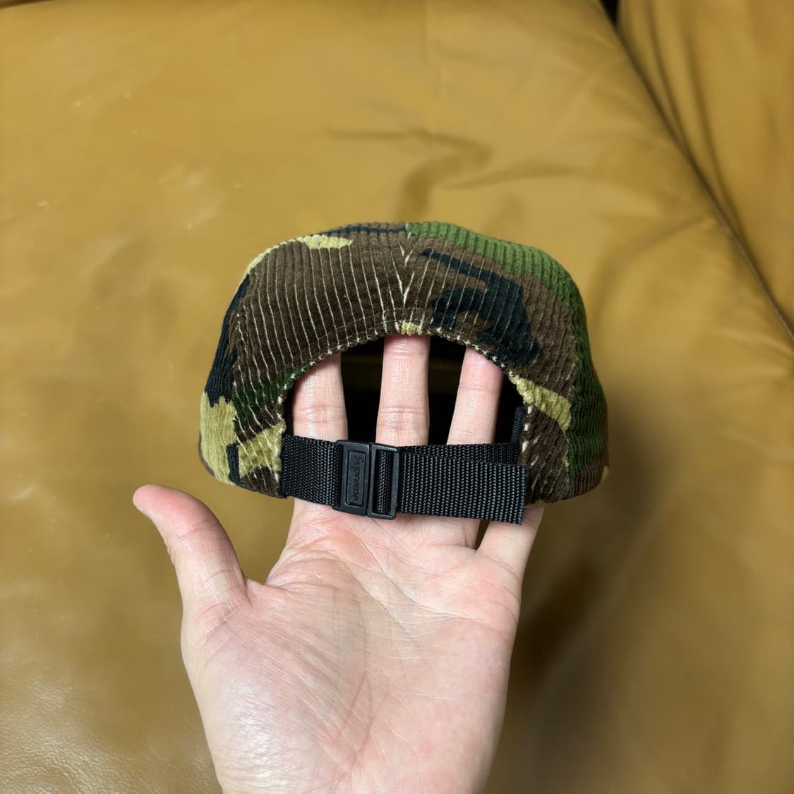 슈프림 캠프캡 모자 박스로고 코듀로이 우드랜드 카모 상품이미지7