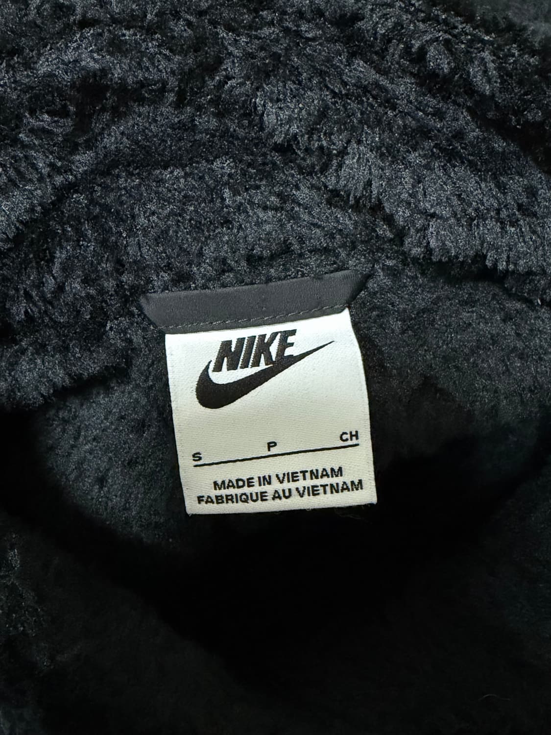 스투시 나이키 플리스 집업 블랙 상품이미지4