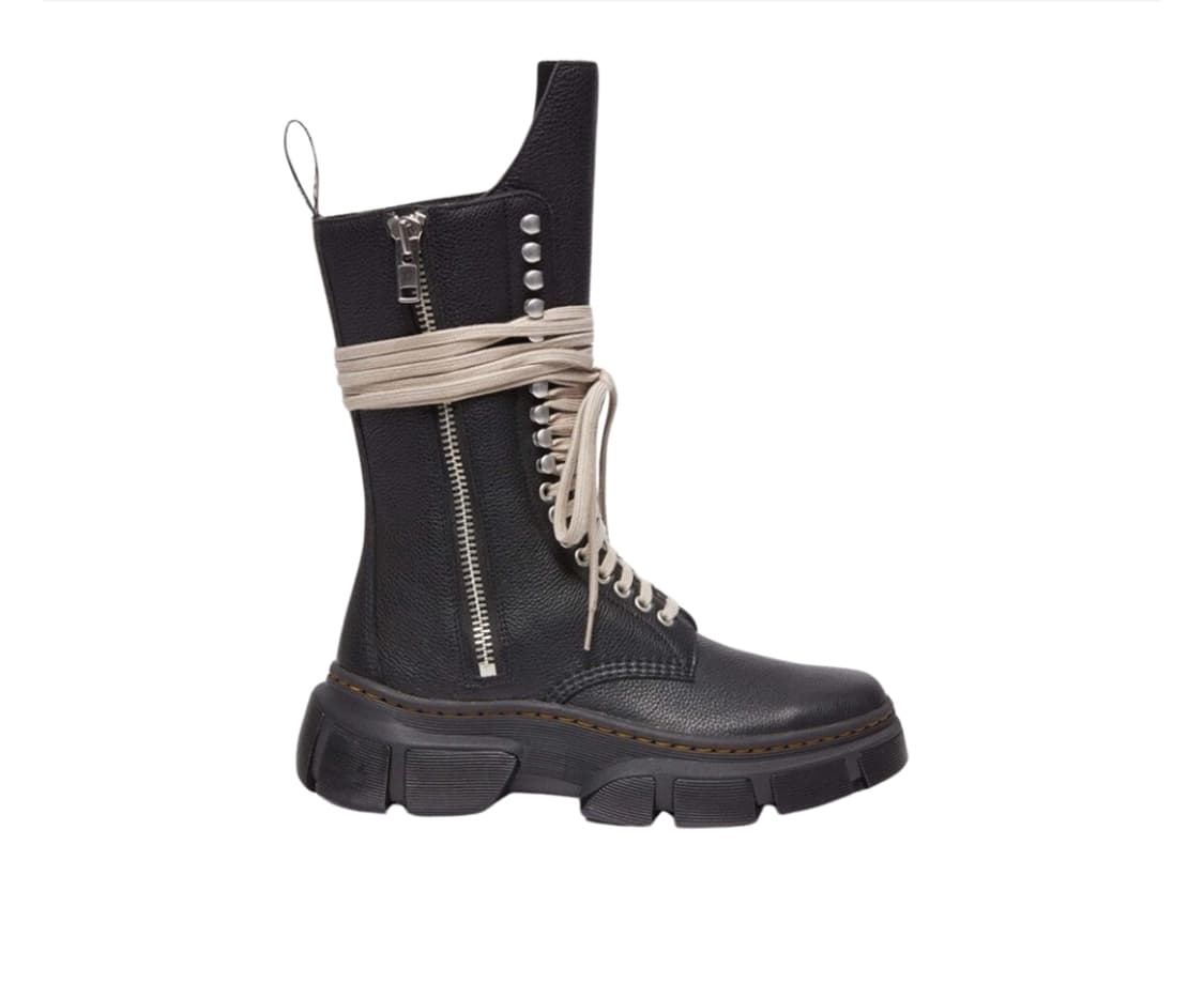 릭오웬스 x 닥터마틴 카프 렝스 부츠 상품이미지1