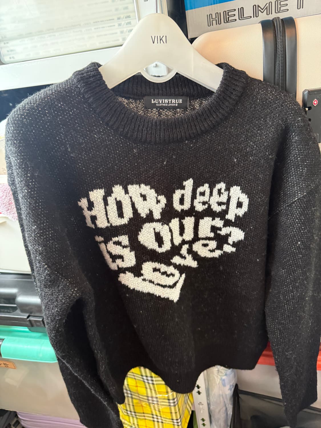 러브이즈트루 니트 상품이미지1