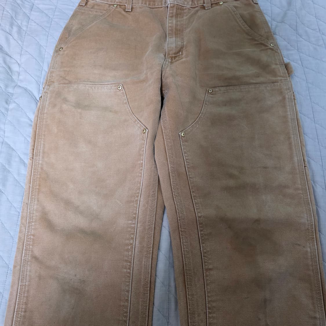 [33X32] 빈티지 칼하트 더블니 B01 BRN 워크팬츠 T-3 상품이미지3