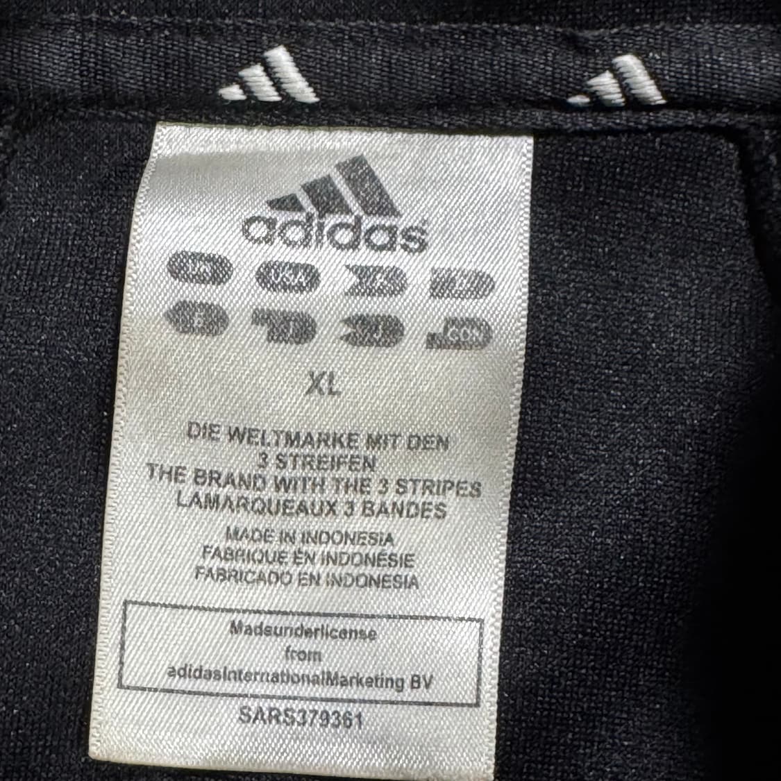 아디다스 삼선 트랙탑 블랙 져지 상품이미지3