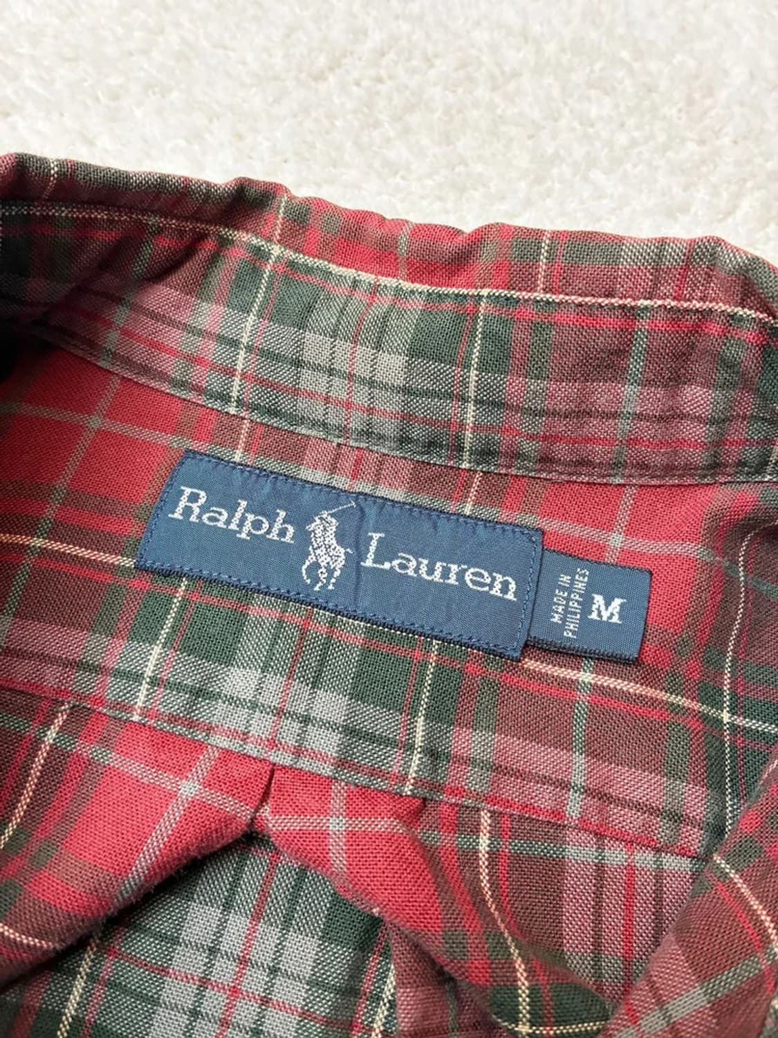 폴로 랄프로렌 90's 엘보패치 체크 셔츠 PN5816    상품이미지8