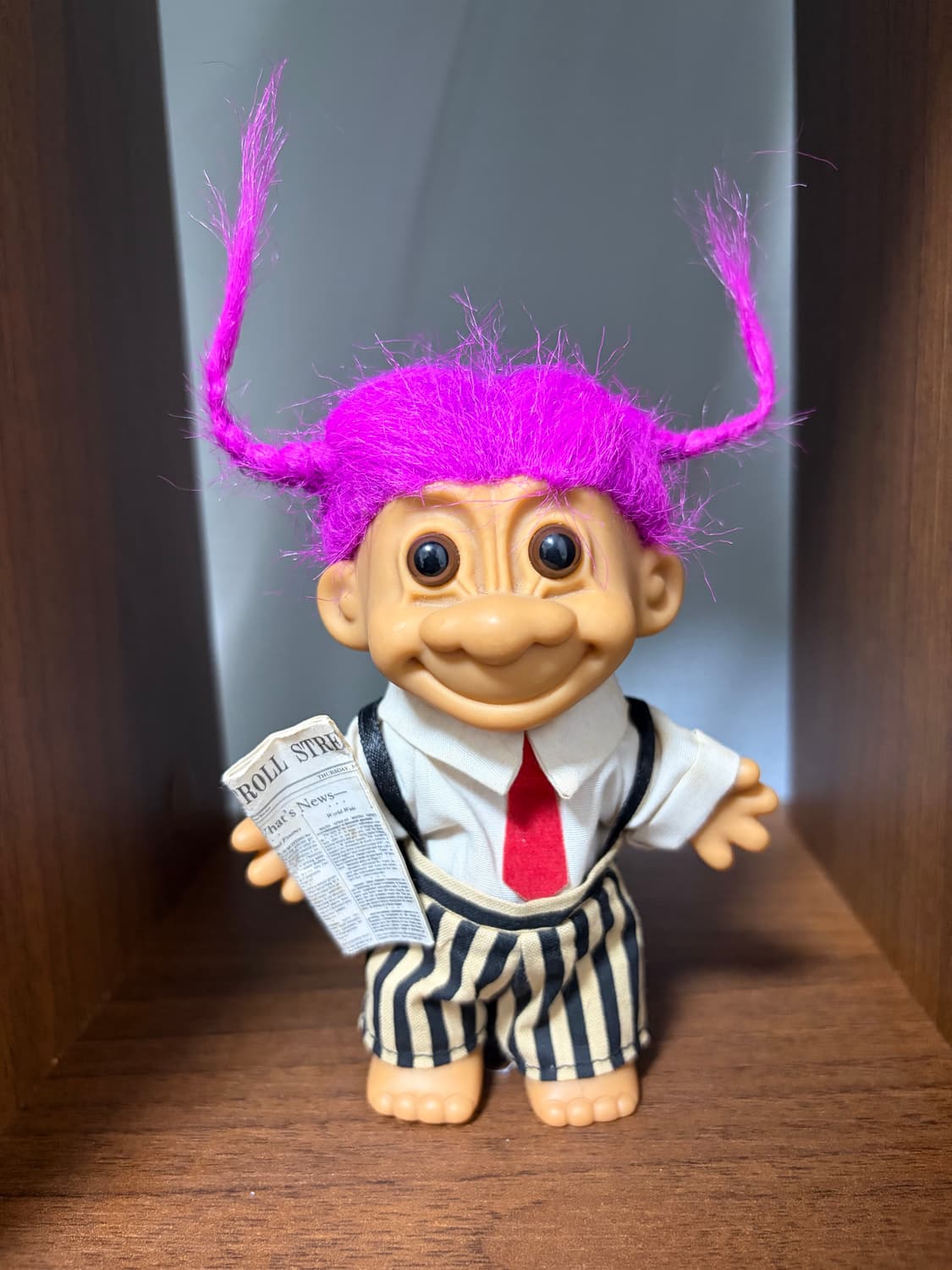 Russ 빈티지 신문지 소년 핑크 트롤 상품이미지1