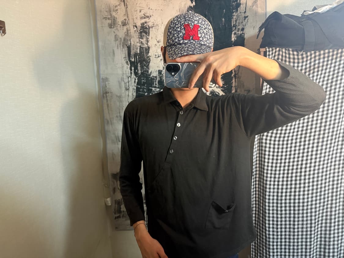 90’s VIANTE long sleeve polo shirt  상품이미지1