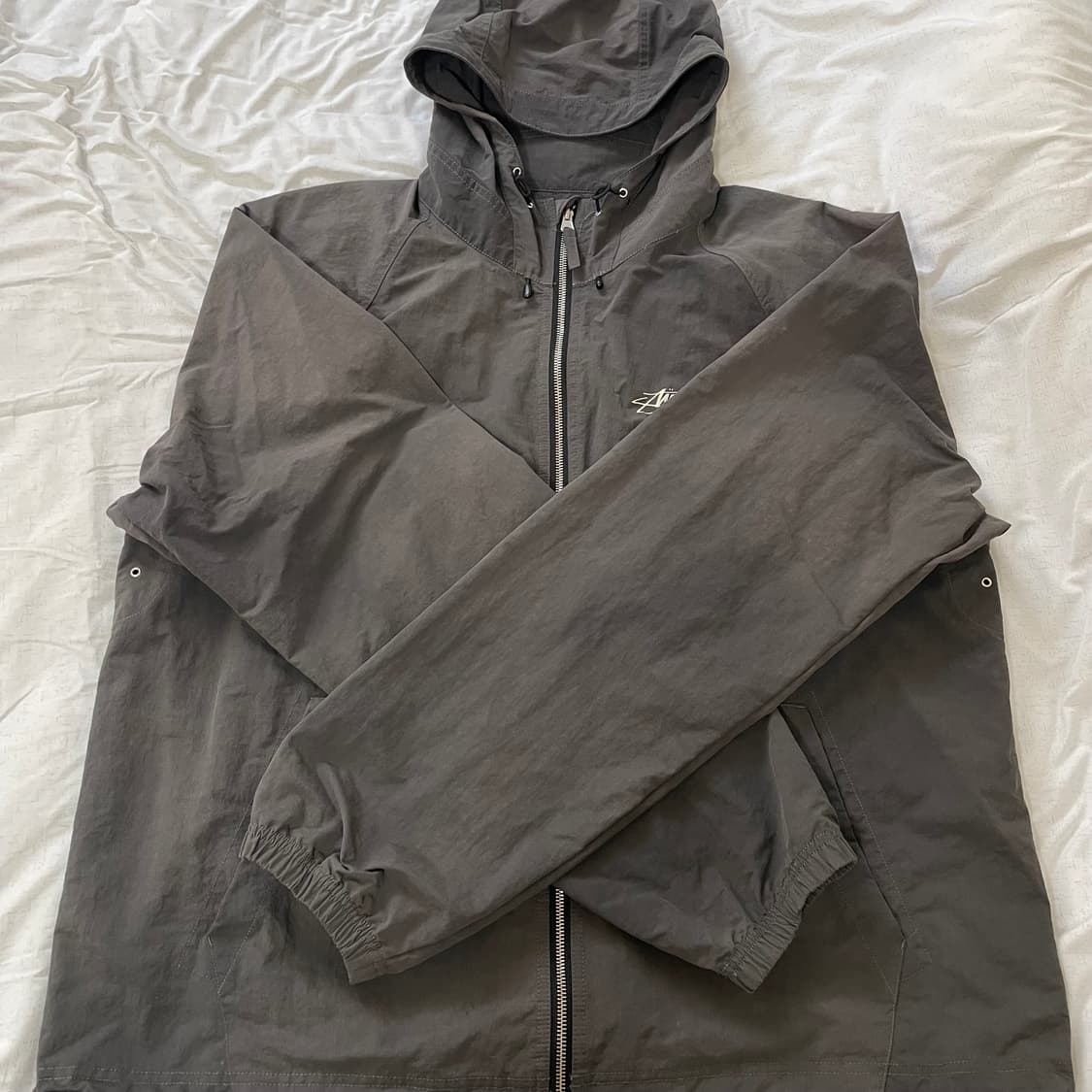 스투시 웨이브 다이 비치 쉘 자켓 블랙 상품이미지1