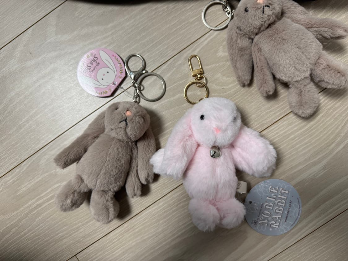 노블래빗 샤샤 토끼 인형 키링 (새상품) 상품이미지2