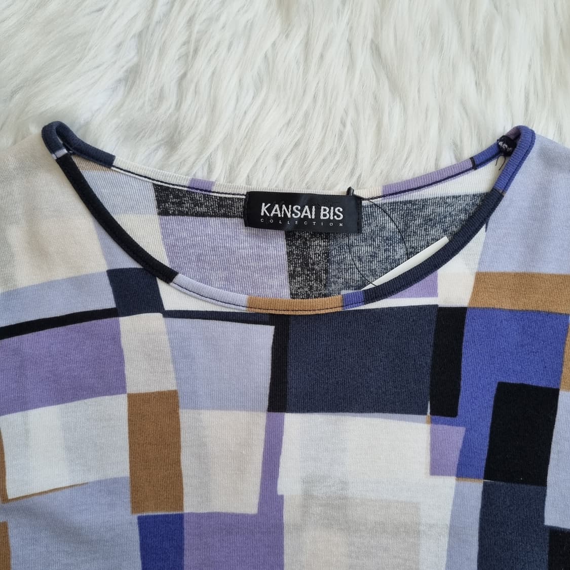 KANSAI BIS 칸사이 야마모토 컬러 블럭 반팔 티셔츠 1951 상품이미지3