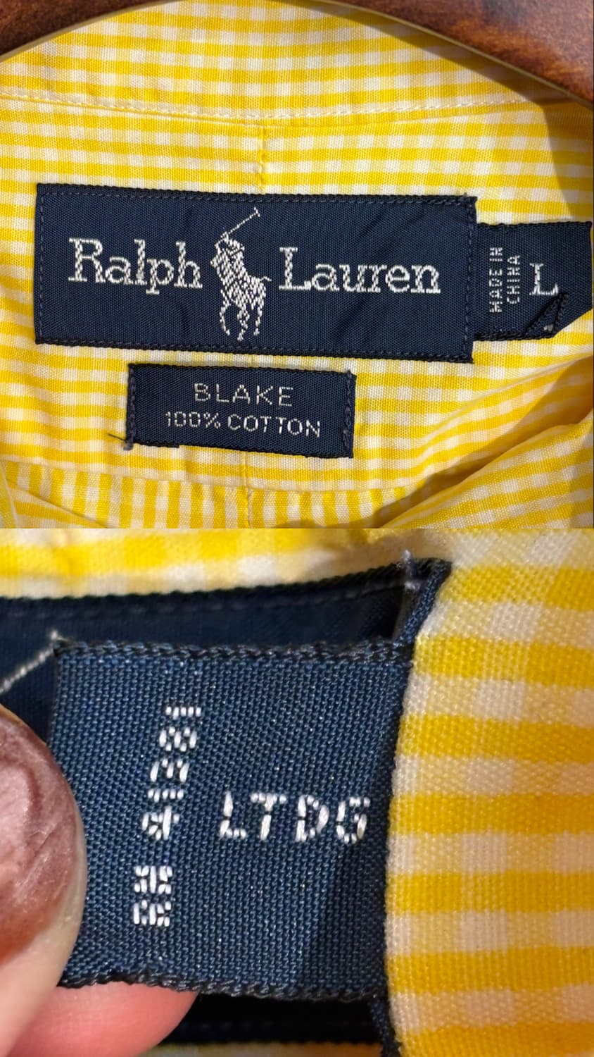 폴로 랄프로렌 체크 반팔 셔츠 상품이미지10