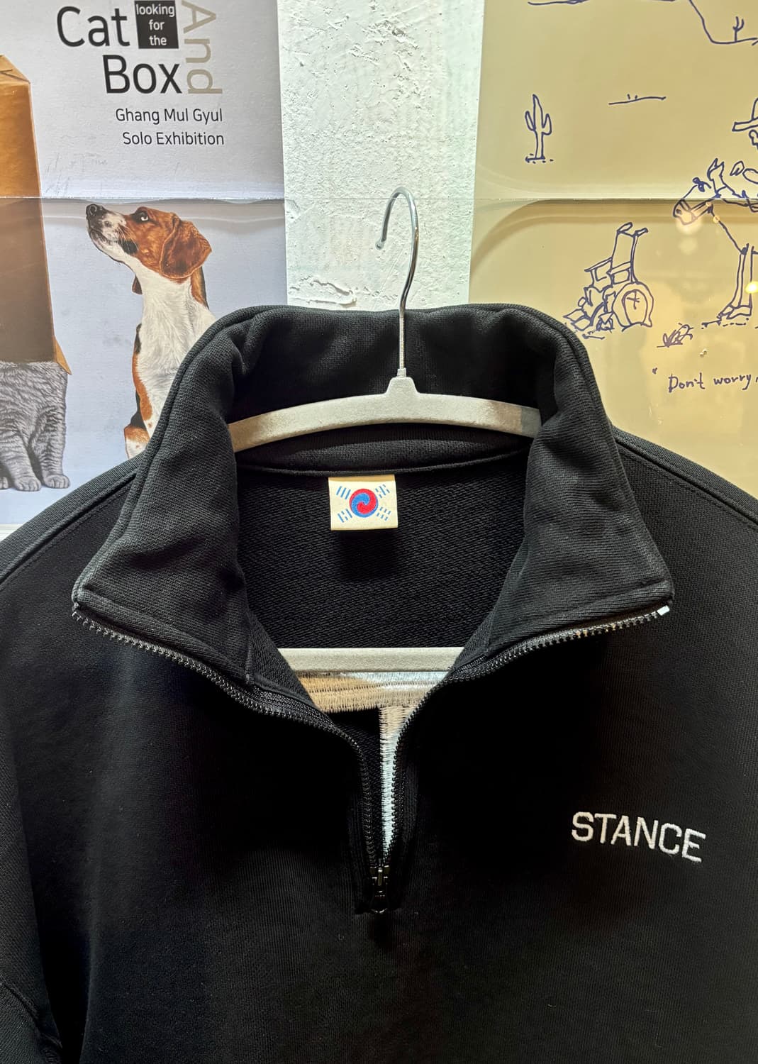 스텐스 서울 리버스위브 하프집업 스웻셔츠 상품이미지7