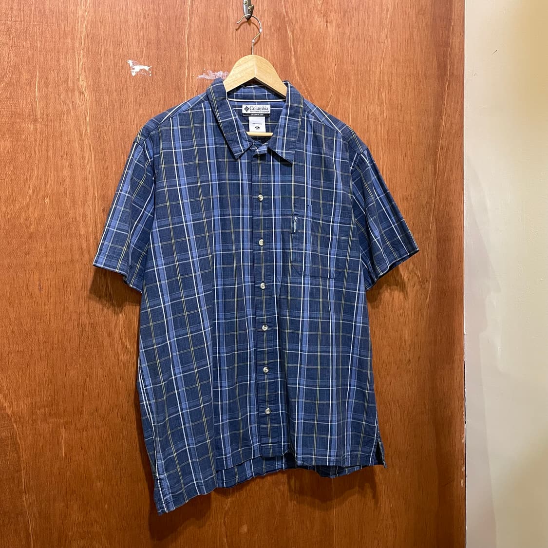 (XL) Columbia 컬럼비아 체크 반팔 셔츠 상품이미지3