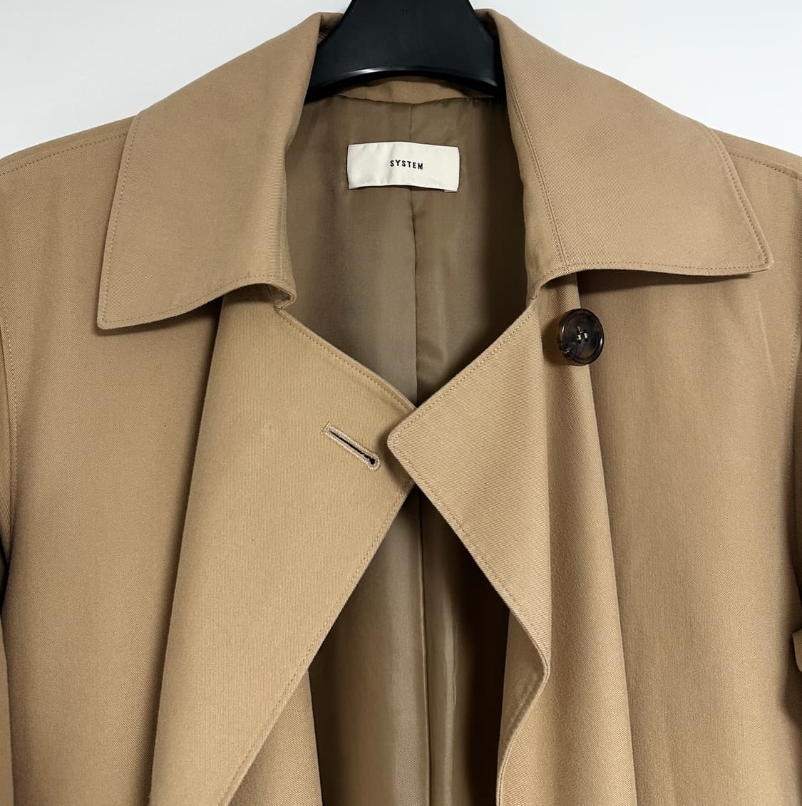 [SYSTEM /시스템] 백 케이프 트렌치 코트 상품이미지3