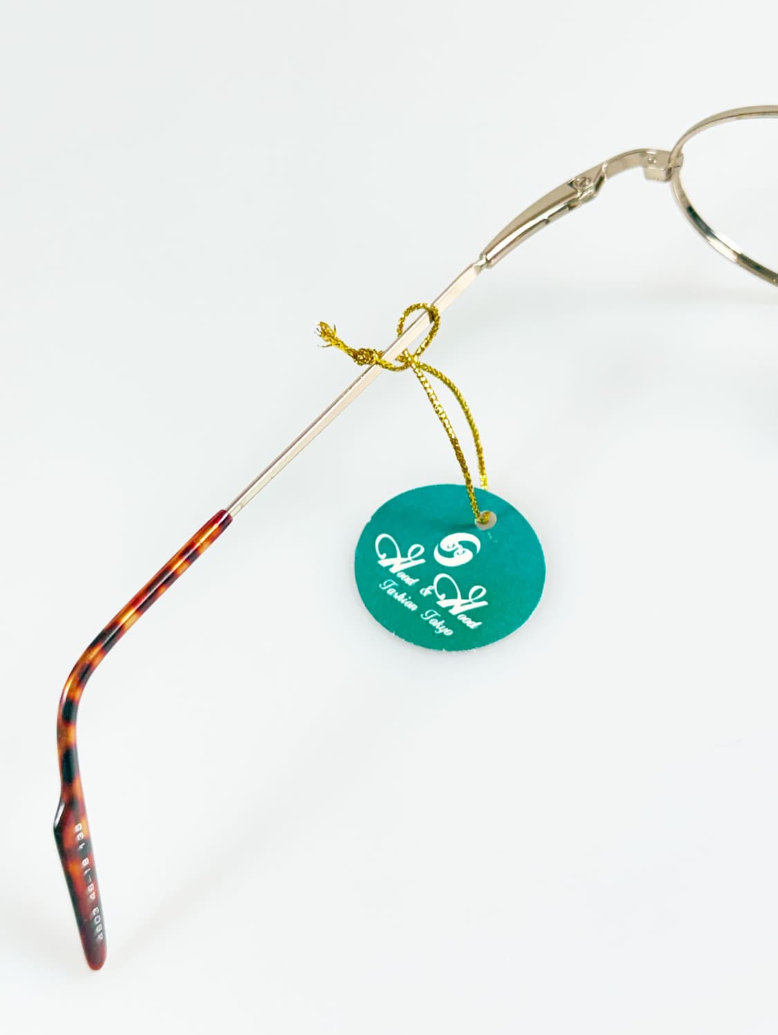 90s HOOD & HOOD 골드 슬림 오벌 프레임 빈티지 안경 상품이미지7