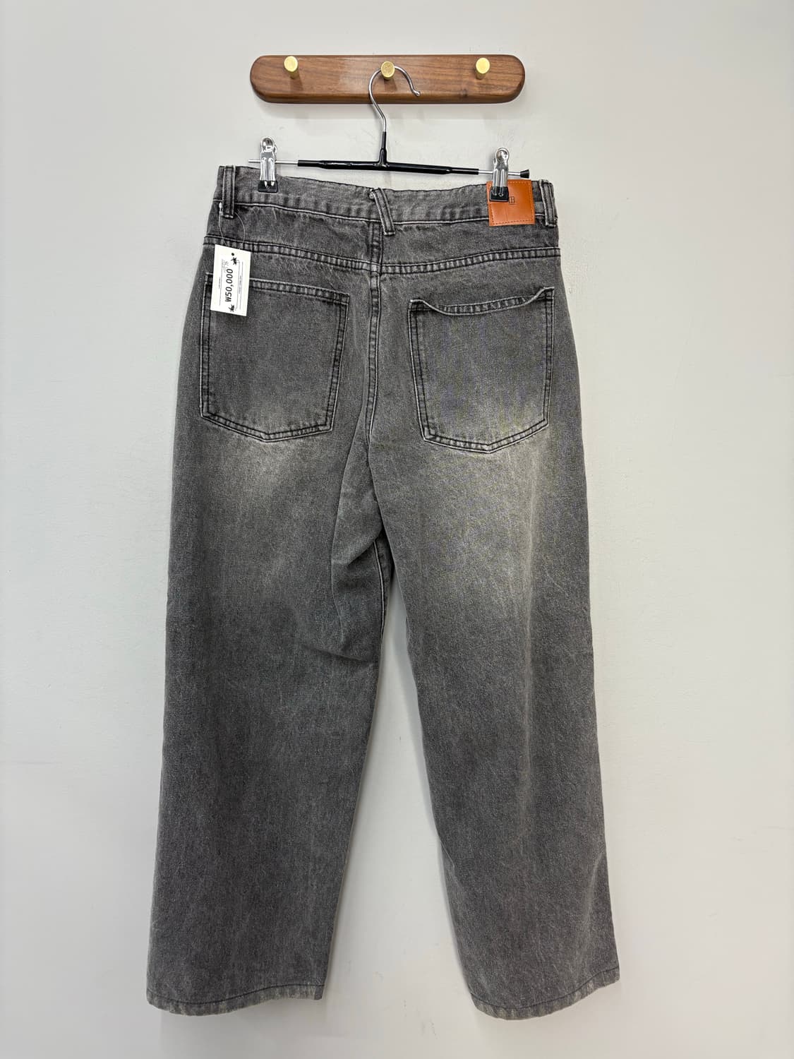 디미트리블랙 워싱 와이드 데님 팬츠 A3468 상품이미지5