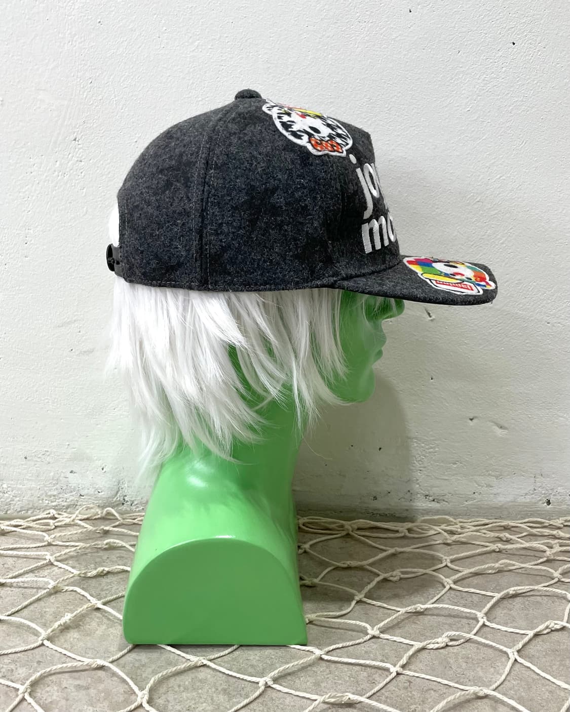 Joyful Monster Bear Wappen Star Grey Cap 상품이미지5