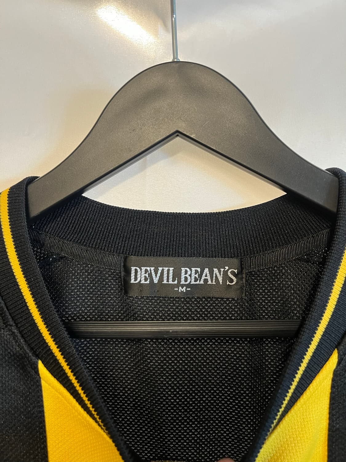 90s~00s Devil Beans 일본 빈티지 자수 반팔 져지 티셔츠 상품이미지3