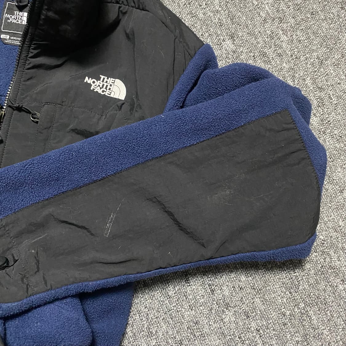 🌊 TNF Denali fleece Navy Mens L 상품이미지4