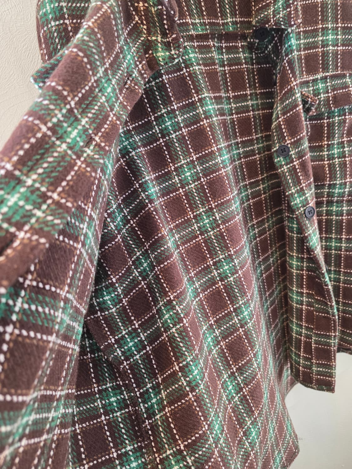 올리브데올리브  플랩포켓 체크 셔츠 상품이미지8