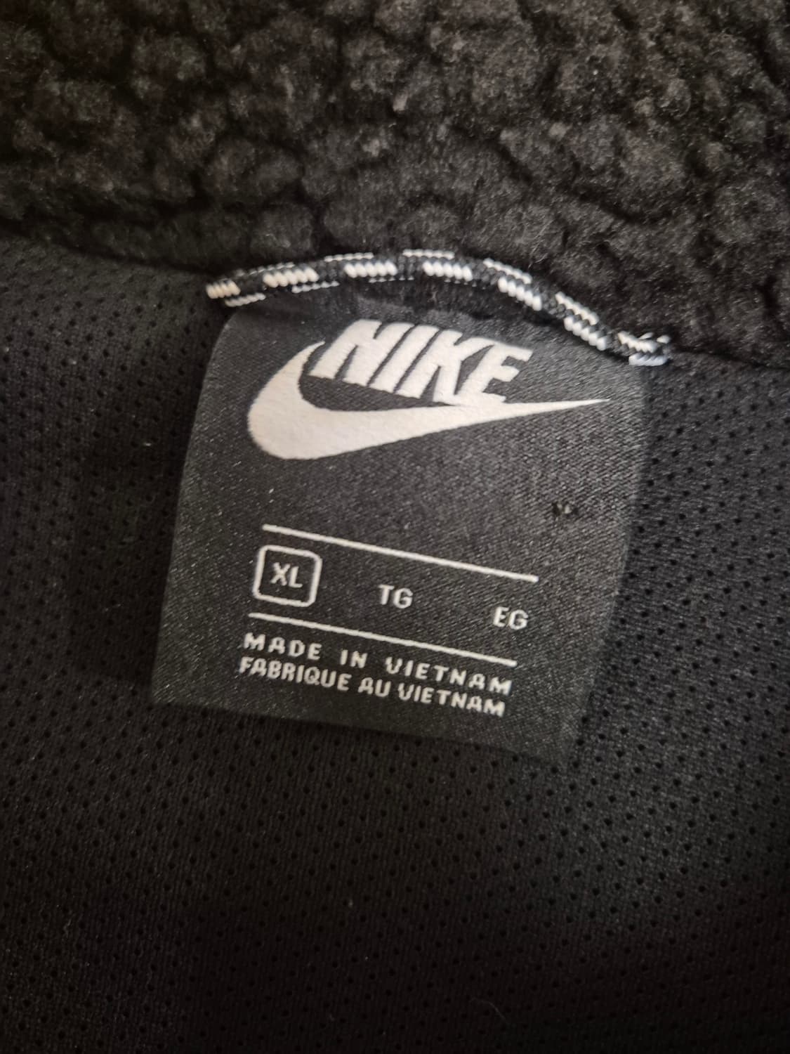 (XL) 나이키 셰르파 양털 조끼 그레이/블랙 상품이미지3