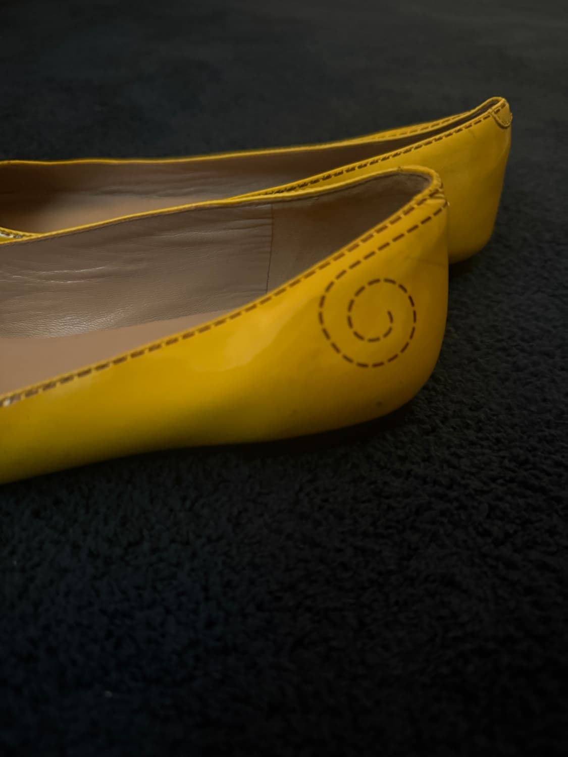 marc jacobs mouse flats yellow 상품이미지5