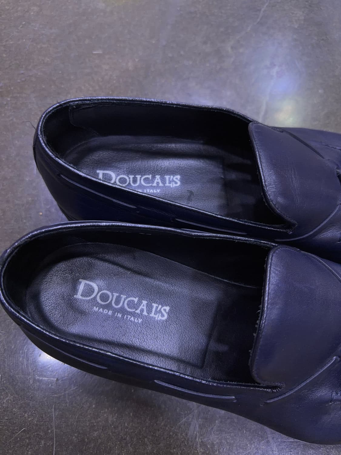 듀칼스 U팁 태슬로퍼 다크 블루 네이비 슈즈 43 상품이미지5