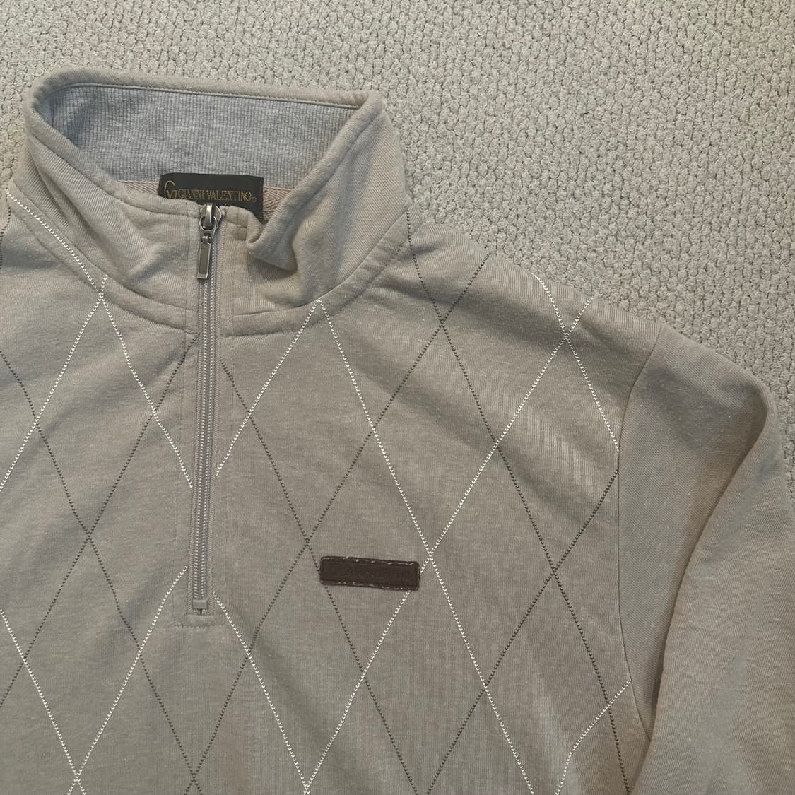 90s 발렌티노 반집업 스웻셔츠 상품이미지2