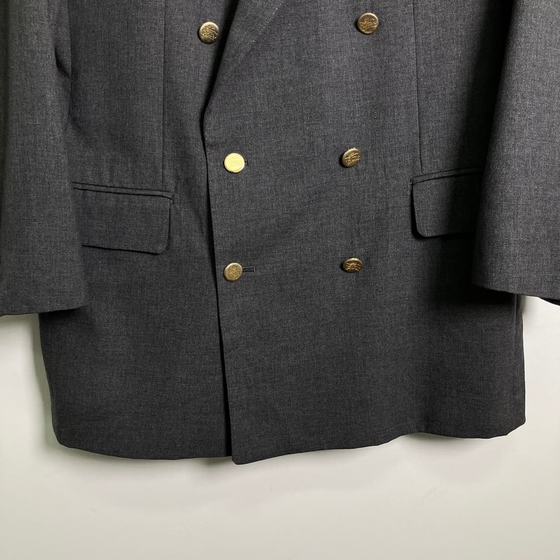 버버리 빈티지 울 더블 브레스티드 블레이저 50 상품이미지5