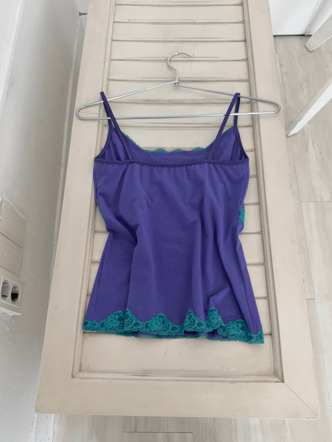 Teal Blue Lace point Purple Sleeveless 상품이미지9