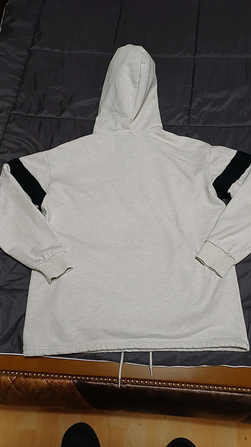 뉴발란스 반집업 오버핏후드 95 여성77 가슴57 기장65 상품이미지3