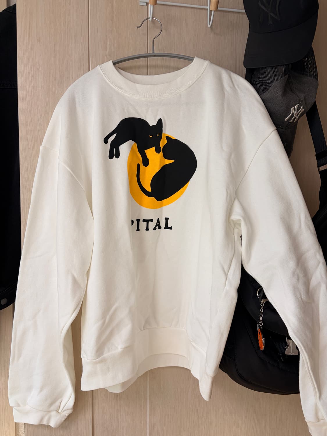 캐피탈 고양이 롱슬리브 긴팔티 상품이미지1