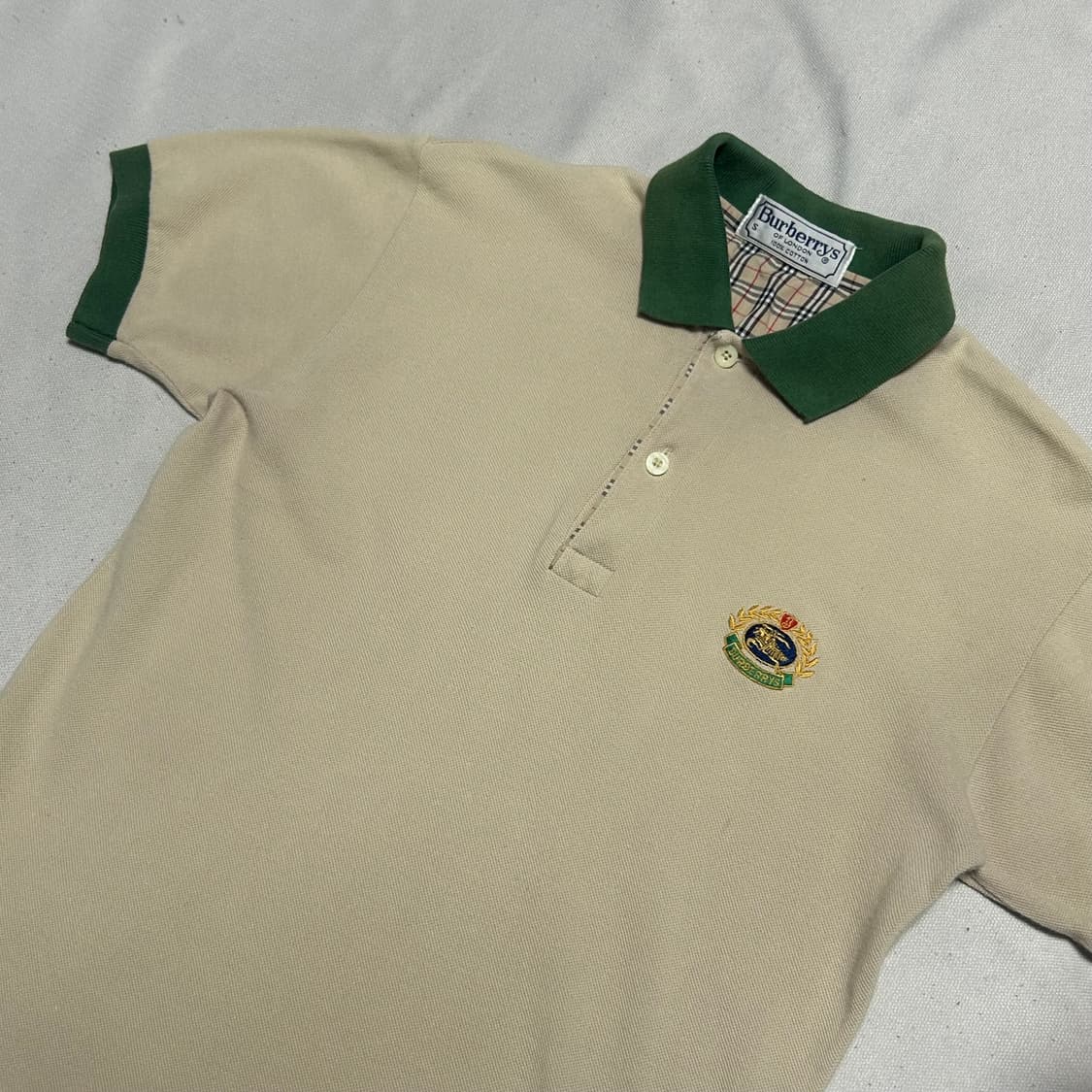 S 버버리 카라 반팔티 상품이미지1