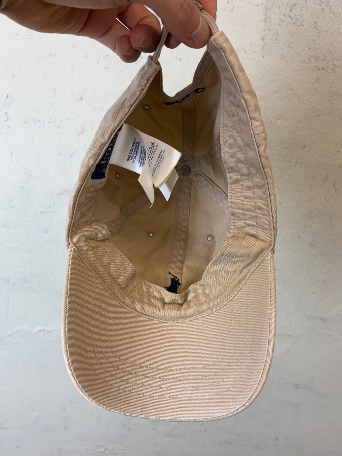 폴로랄프로렌 베이지 볼캡 상품이미지4