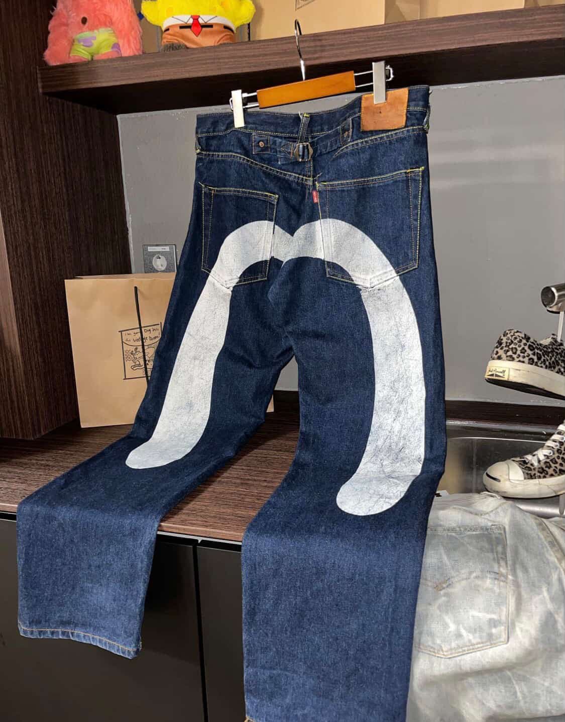 에비수 재팬 빅로고 데님 상품이미지3