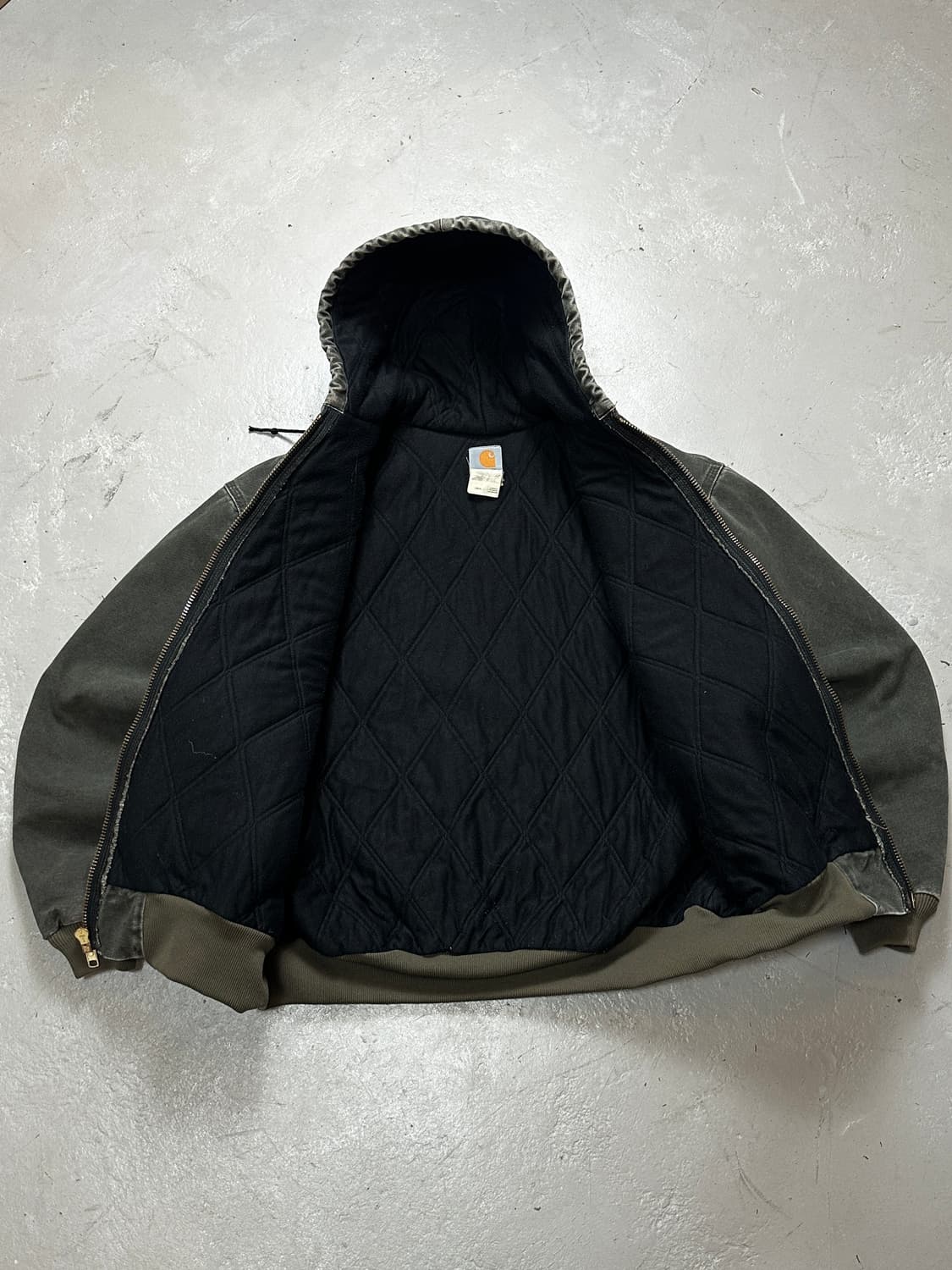 00's OG 칼하트 J68 MOS 액티브 자켓 칼하트 모스그린 J130 상품이미지7