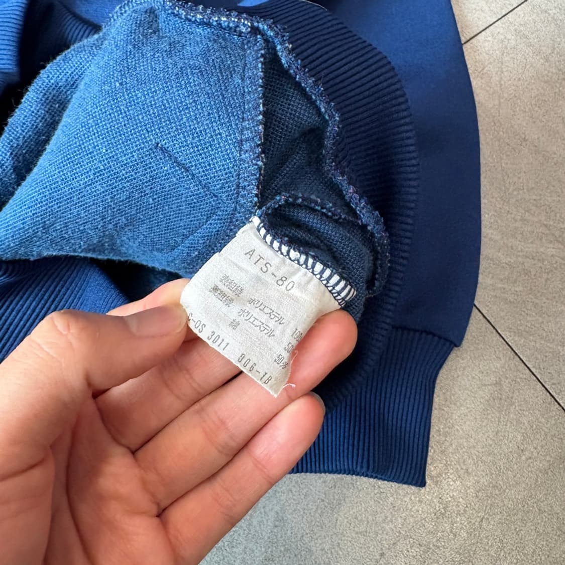 70s Adidas 70년대 생산 아디다스 네이비 파이어버드 져지 자켓 상품이미지7