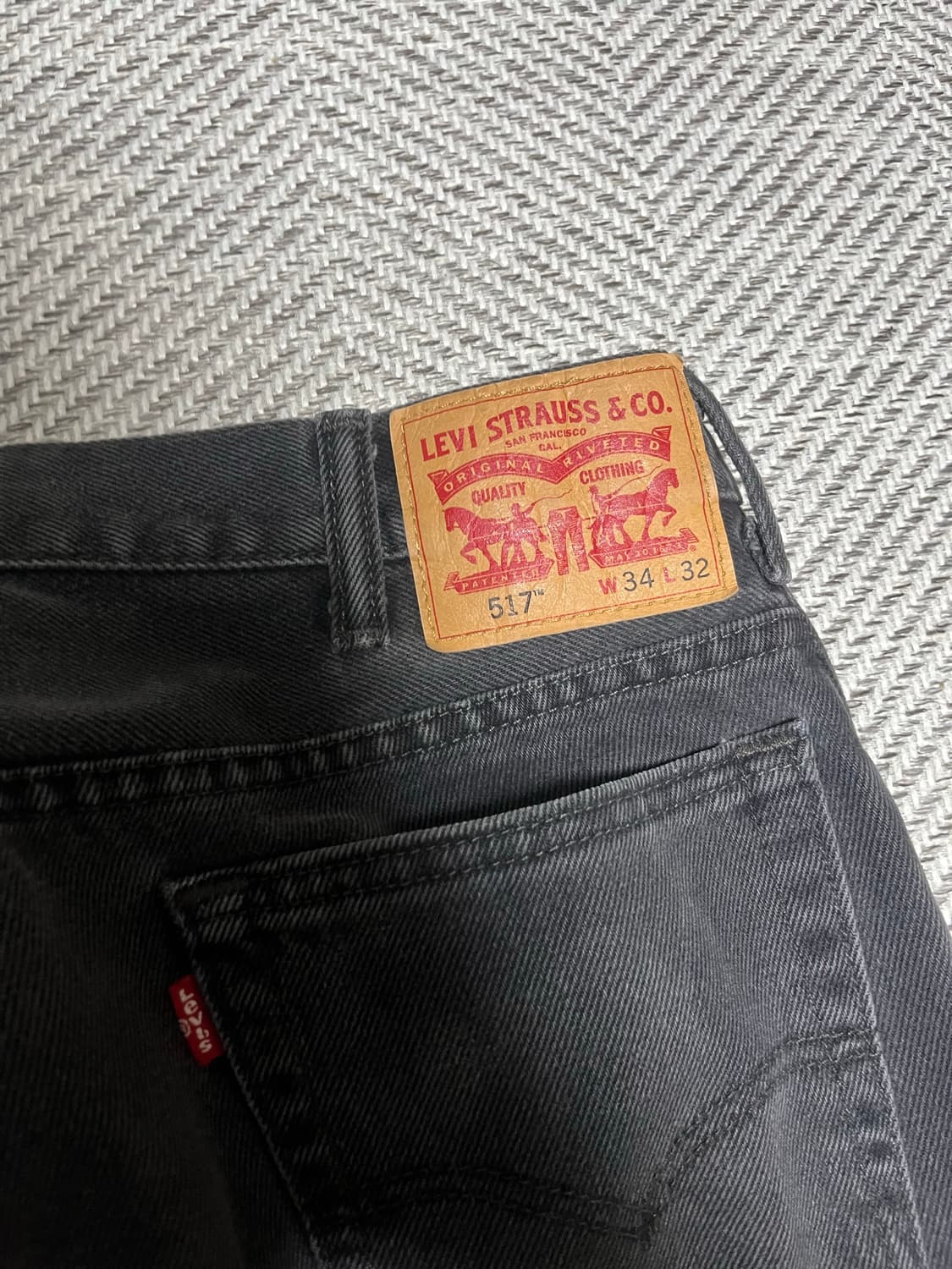 리바이스 517 블랙 상품이미지3