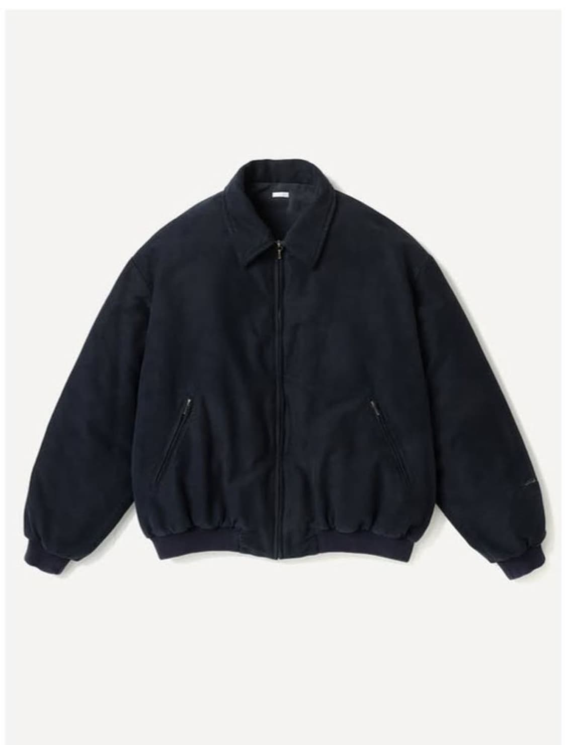 [2] 아프레쎄 빈티지 코튼 실크 몰스킨 재킷 블랙 상품이미지1