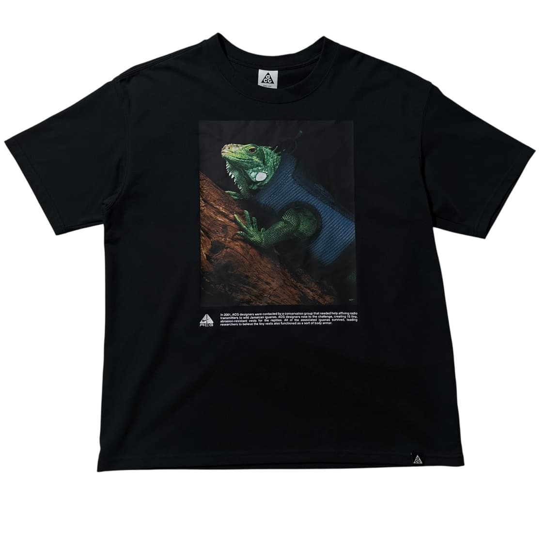 25ss 나이키 ACG 이구아나 반팔 티셔츠 블랙 상품이미지1