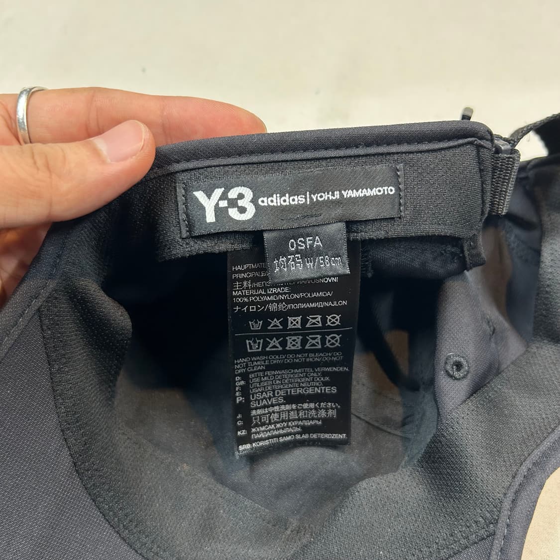 아디다스 요지야마모토 Y-3 폴더블 볼캡 모자 상품이미지9