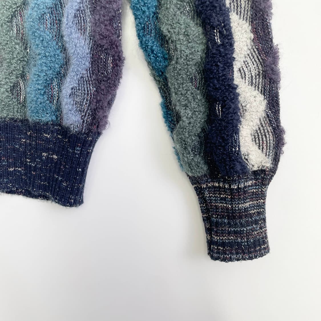 A2 INCETTA 모헤어 빈티지 케이블니트 L사이즈 상품이미지3