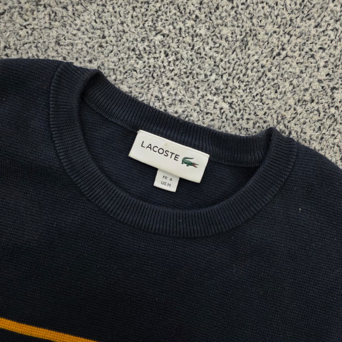 [US-M] 라코스테 스트라이프 니트 0203J 상품이미지2