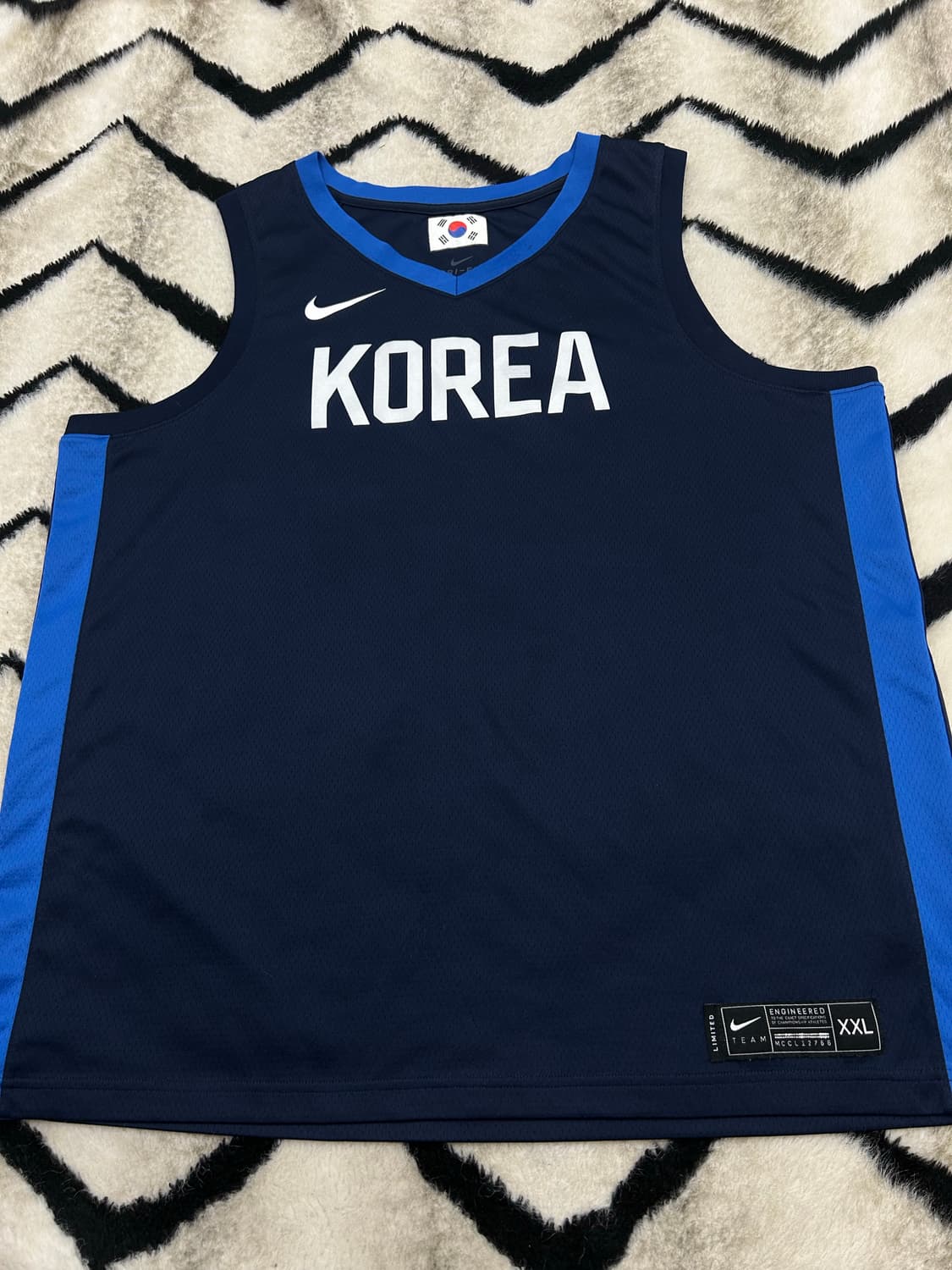 [2XL]나이키 국대 농구 져지/짙은네이비 상품이미지2